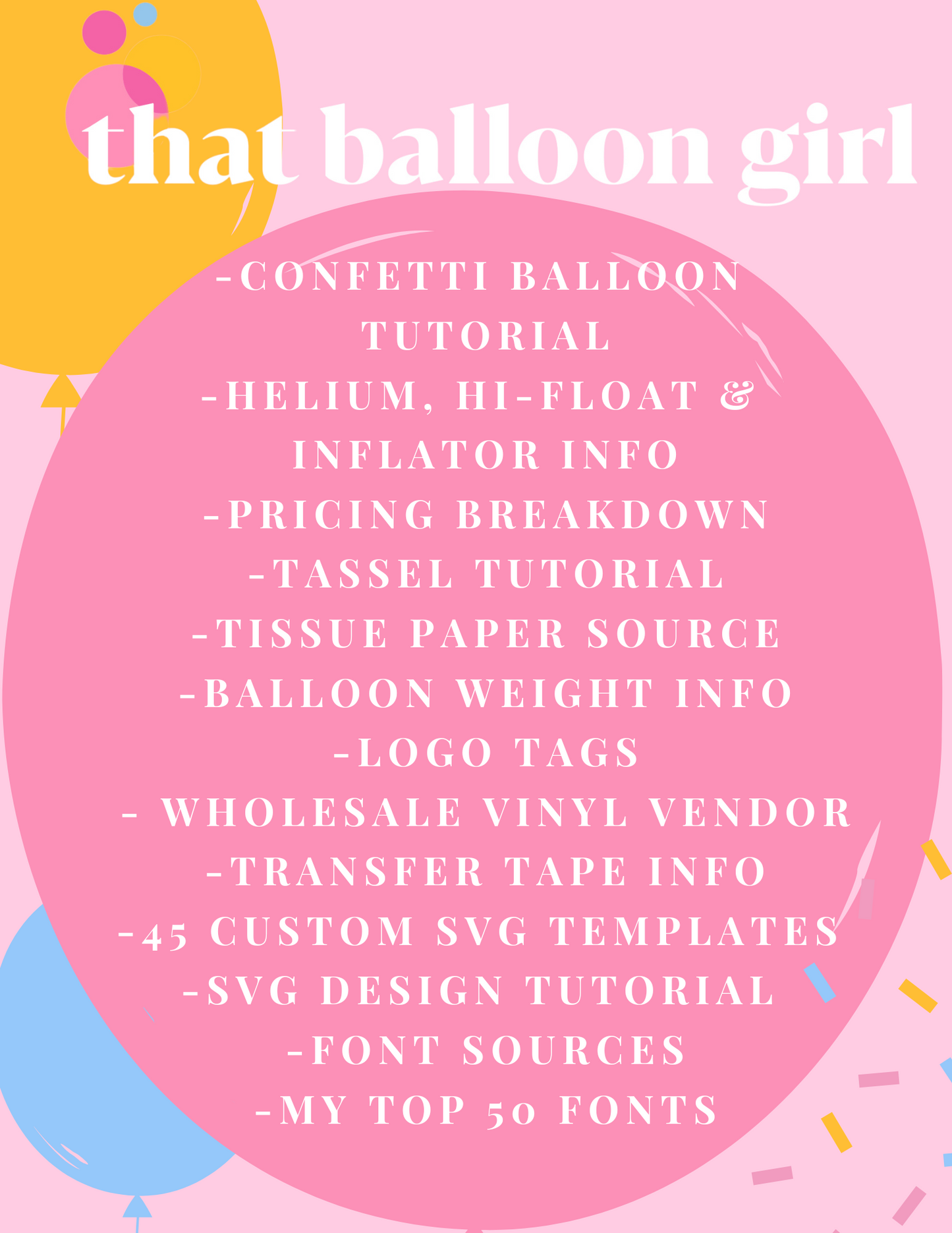 Jumbo Balloons Basics
